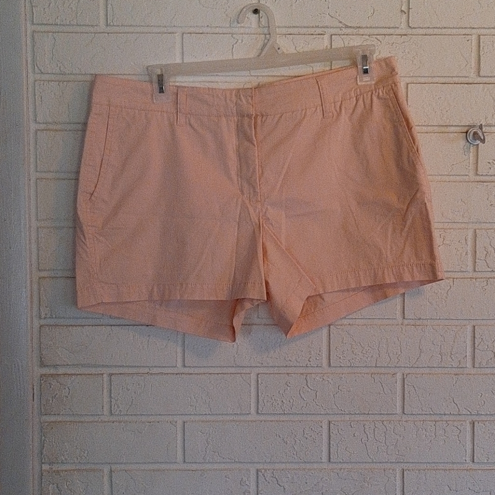 Cremieux pale pink shorts, 14